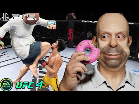 UFC 4 | Bruce Lee VS Homer Simpson |  PS5