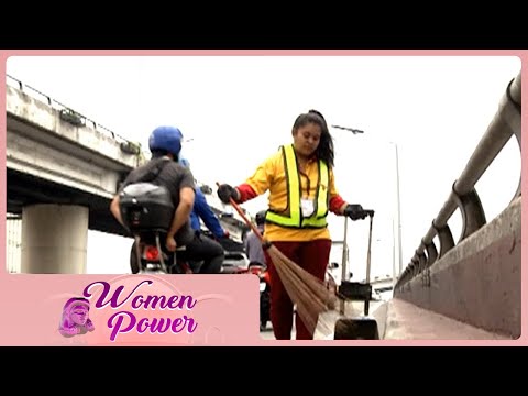 Women Power: Babaeng street sweeper sa EDSA Güd Morning Kapatid