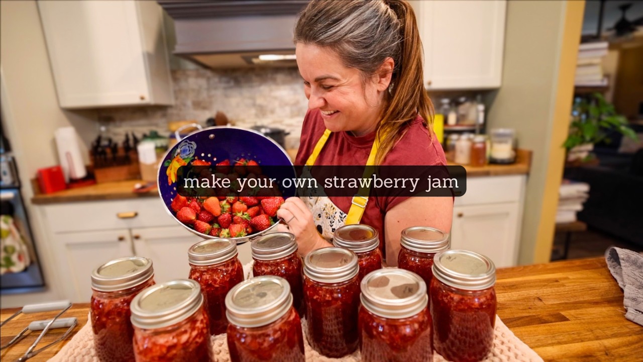 Classic Homemade Strawberry Jam | Kitchen Tutorial