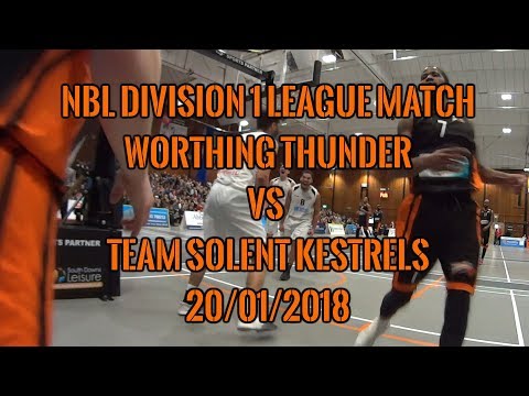 Worthing Thunder vs Team Solent Kestrels - 20/01/2018 - NBL Division 1 League Match