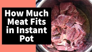 How Much Meat Fits in Instant Pot | Kitchen Gadgets
