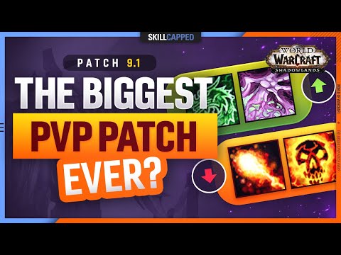 NEW PVP TALENTS, BROKEN CLASSES AND HUGE NERFS! Shadowlands PvP Patch 9.1 PTR Changes