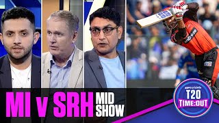 Can Mumbai get past Sunriser's 200? | T20 Time:Out | MI vs SRH Mid-show