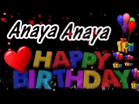 Anaya Happy Birthday Song With Name | Anaya Happy Birthday Song | Happy Birthday Song