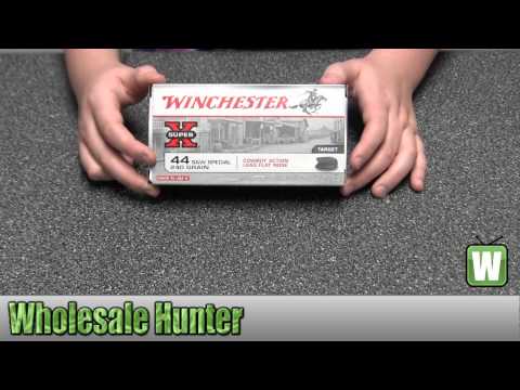 Winchester Ammo 44 S\u0026W Special 240Gr Cowboy Loads Lead USA44CB Ammunition Shooting Unboxing