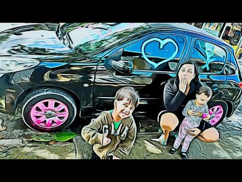 PINTAMOS O CARRO DO PAPAI - TROLLAGEM -