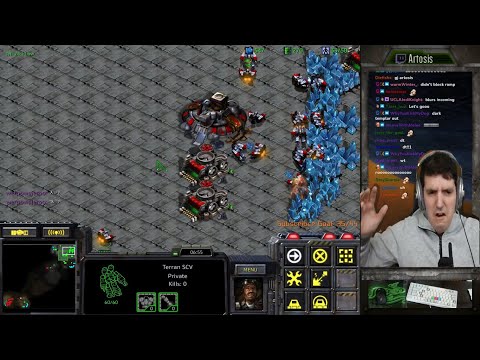 unadulterated rage -  Artosis Starcraft Remastered #shorts