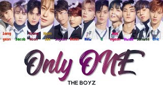 THE BOYZ 더보이즈 " Only ONE " Lyrics (ColorCoded/ENG/HAN/ROM/가사)