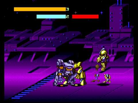 Cyborg Justice 2 player Sega Genesis