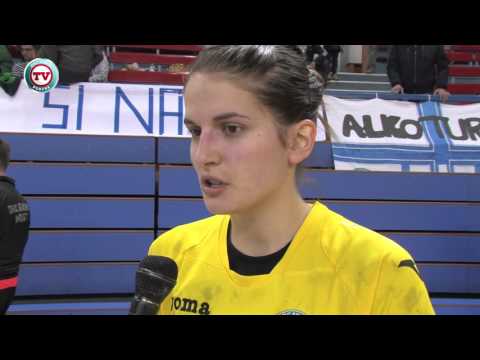 Šárka Marčíková po finále Českého poháru  Sokol Poruba-Baník Most