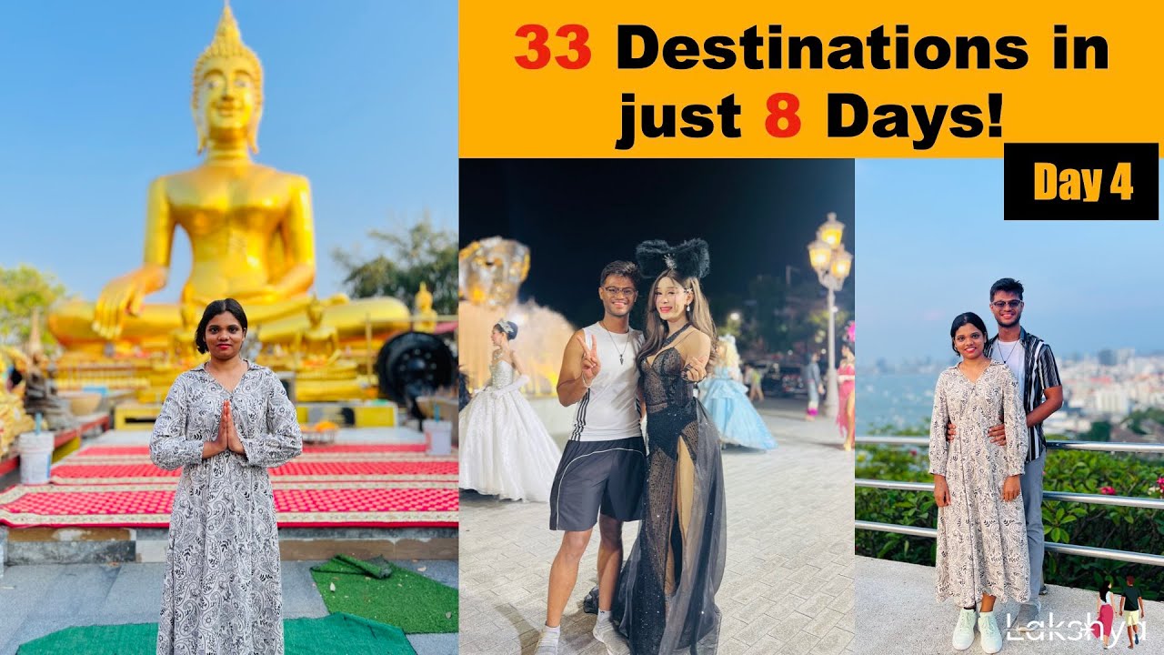 Day 5: Floating Market, Big Buddha & Tiffany's Show - Lakshya Travel Video - Day 9