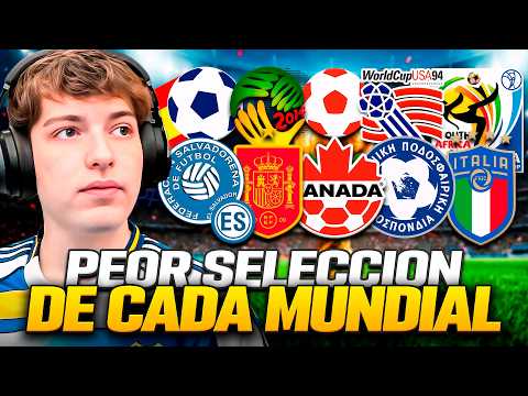 REACCION A LA PEOR SELECCION DE CADA MUNDIAL (1982-2022) - ¿CUAL FUE LA PEOR?