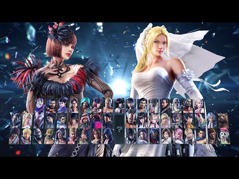 Tekken 7 All Characters in Selection Screen with Announcer
