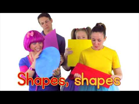 Sing along Shapes Song   with lyrics featuring Debbie Doo