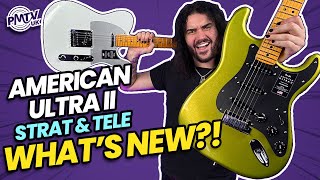 Video thumbnail for Upgraded For 2024 Fender American Ultra II Series Stratocaster & Telecaster! by PMTVUK