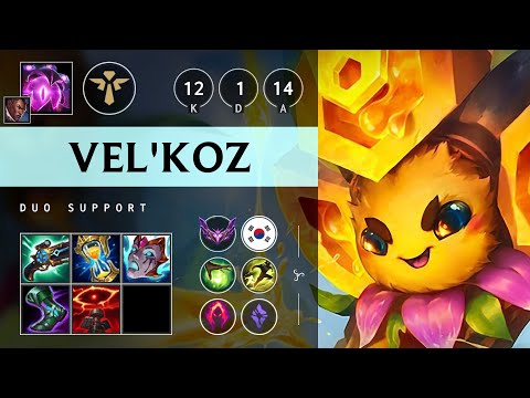 Vel'Koz Support vs Nautilus - KR Master Patch 25.09