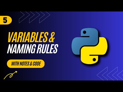 5 Variables In Python Rules For Naming Variables In Python With Code And Notes