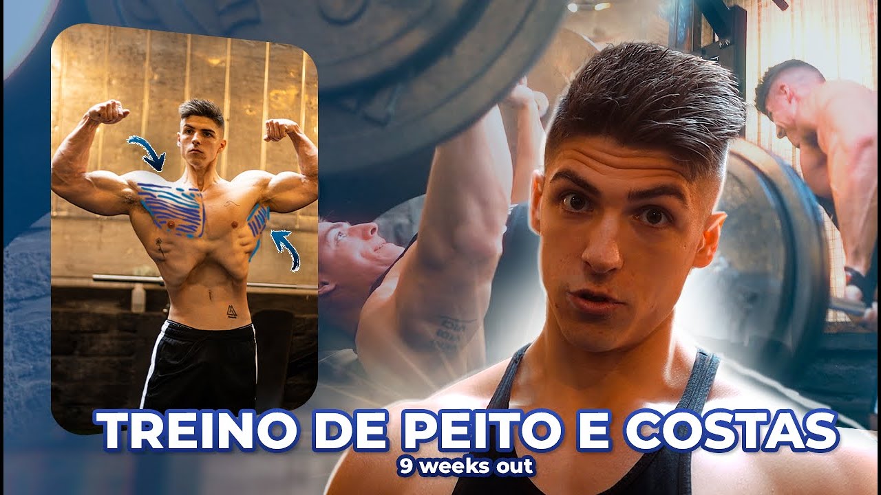 TREINO PARA NATURAIS DE PEITO E COSTAS 🔥 - ATLETA NATURAL🌱