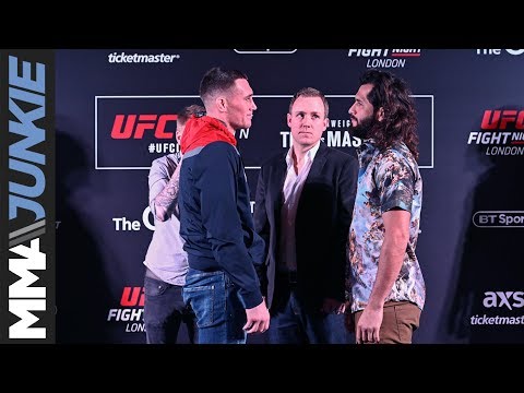 UFC London: Media day face offs, including Darren Till vs  Jorge Masvidal