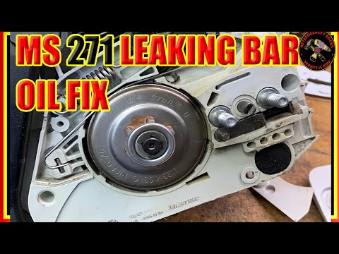 Behebung eines Öllecks an meiner Stihl-Kettensäge während der Lagerung oder im Betrieb #ms271 #stihl