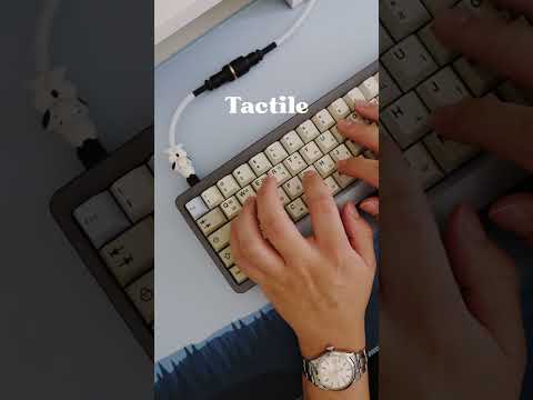 LINEAR, TACTILE, or CLICKY Keyboard? #mechanicalkeyboards #customkeyboards #keyboard
