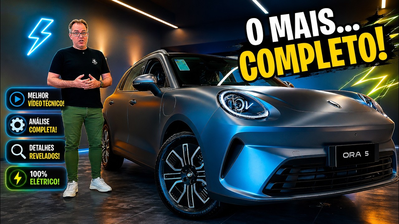 NOVO GWM ORA 5 2027: FICHA COMPLETA.