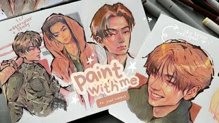 paint with me : watercolor studies, ft. paul rubens °。