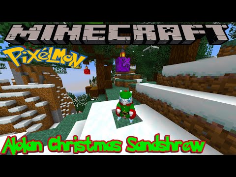 HOW TO FIND ALOLAN CHRISTMAS SANDSHREW IN PIXELMON REFORGED - MINECRAFT GUIDE - VERSION 9.1.0