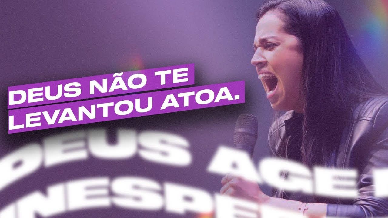 DEUS NÃO TE LEVANTOU À TOA | Camila Barros