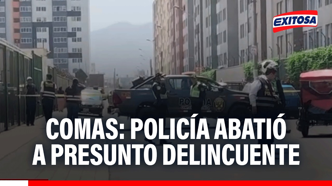 🔴🔵 Comas: Un policía abatió a un presunto delincuente que habría intentado robar autopartes
