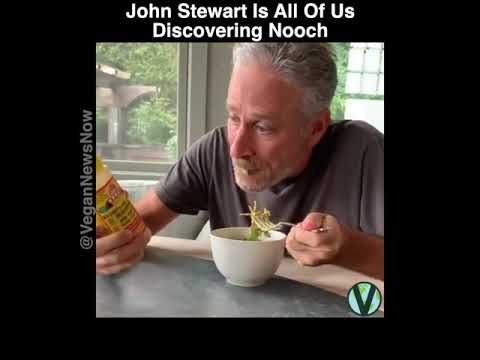 Jon Stewart Is All Of Us Trying Nooch For The First Time | Vegan Comedy 2019