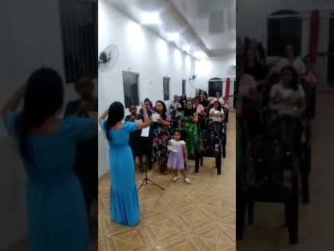 Tangela Vieira feat Sara Araújo- Ditosa Cidade .Culto da E.B.D Círculo de oração.
