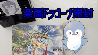 ポケモンカード楽園ドラゴーナ開封（初開封）