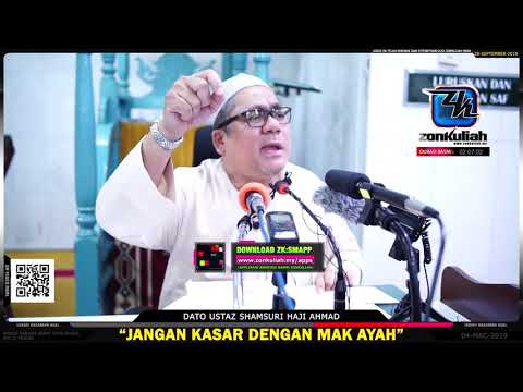 TAZKIRAH : Mulia Dan Gembirakan Ibu Bapa - Ustaz Shamsuri Haji Ahmad