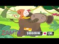 COMFY BABYTV OLIVER THE MONKEY MEETS AN ELEPHANT AND EATS A BANANA ENGLISH VERSION