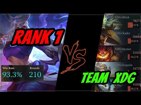 RANK 1 LINDIS V/S TEAM XDG! CLEANEST GAME EVER! Arena of Valor | Garena AOV | Lien Quan Mobile