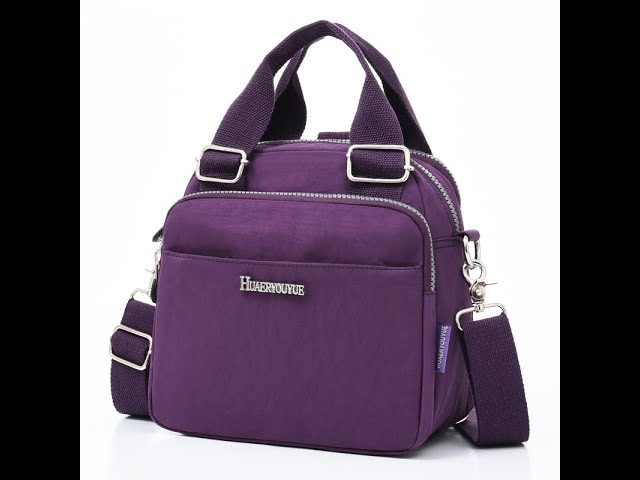 Vídeo relacionado con Amexo Bolso Tote de Lona Bolso Lona Mujer Bolso Bandolera Mujer Bolsa de Ocio Multifuncional con Correa Ajustable para Trabajo Compras Viajes Citas