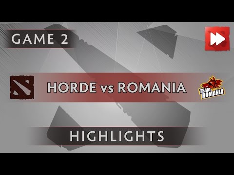 Horde vs Romania [Game 2] World Electronic Sports Games International - Dota Highlights
