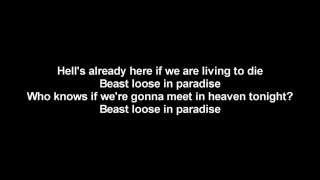 Lordi - Beast Loose In Paradise | Lyrics on screen | HD
