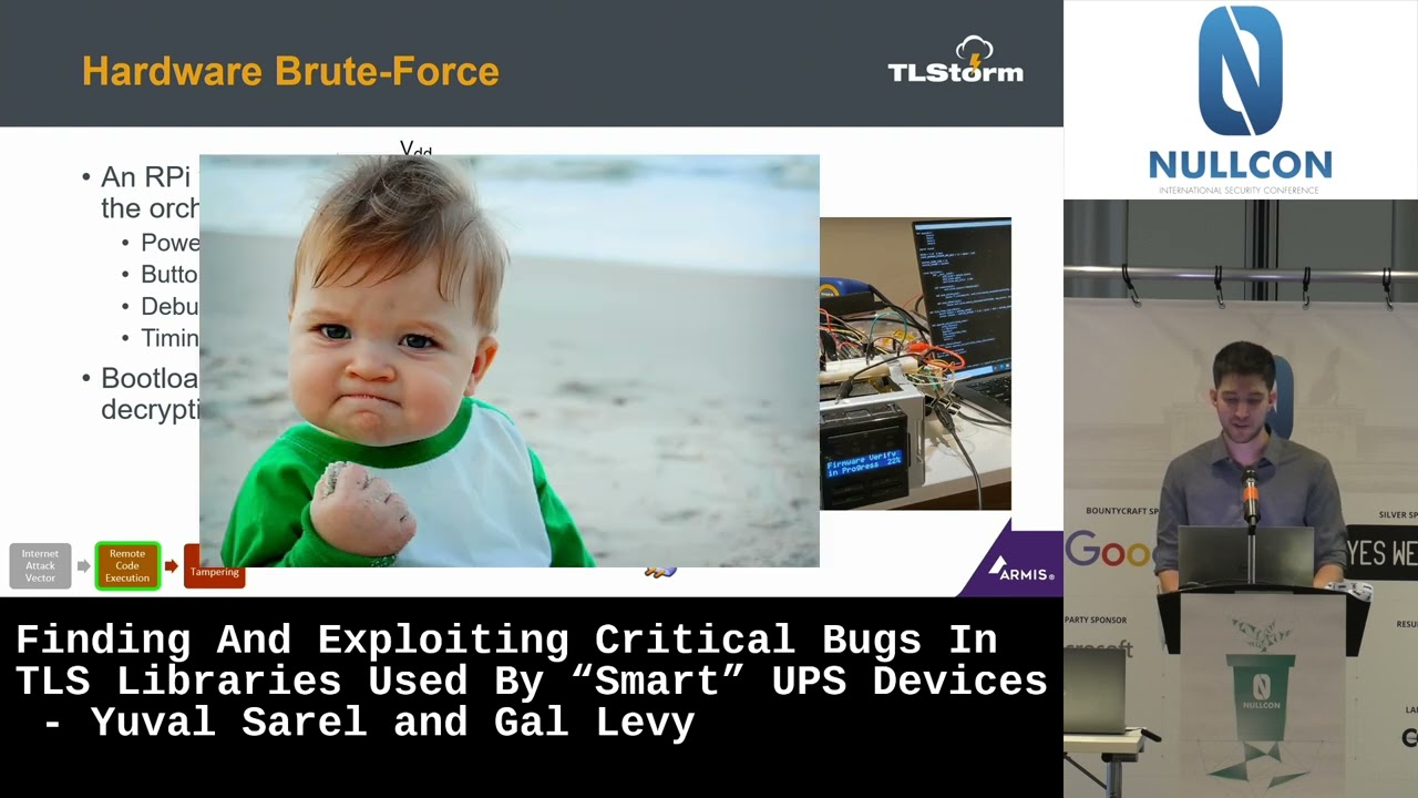 Finding And Exploiting Bugs In TLS Libraries Used By “Smart” UPS Devices by Yuval Sarel and Gal Levy