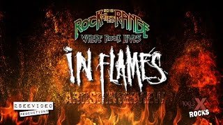 In Flames - Rock on the Range interview with 100.3 The X Rocks 2015