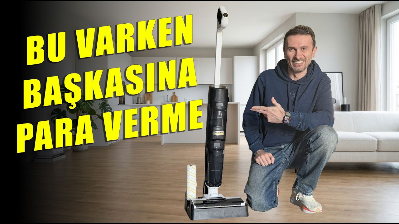 Standart süpürge devri bitti | Kärcher FCV 4 ıslak kuru dikey süpürge inceleme