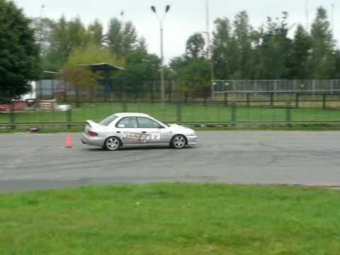 X Rajd Mielecki - Subaru Impreza (starsza, srebrna) (BRW)