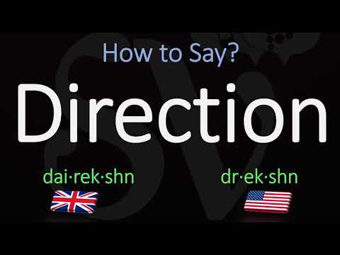 How to Pronounce Direction? (2 WAYS!) British Vs American English Pronunciation