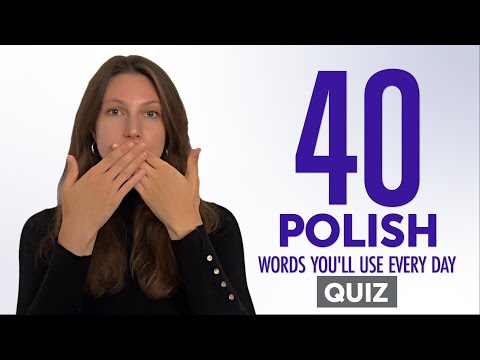 Quiz | 40 Polish Words You'll Use Every Day - Basic Vocabulary #44