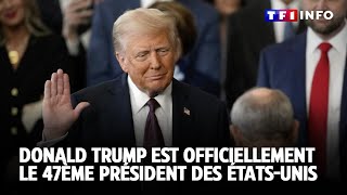 Donald Trump est officiellement le 47ème président des États-Unis｜TF1 INFO