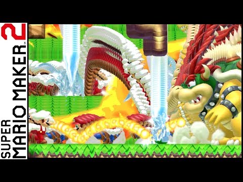 Super Mario Maker 2 - Crazy Corrupted GLITCH Level