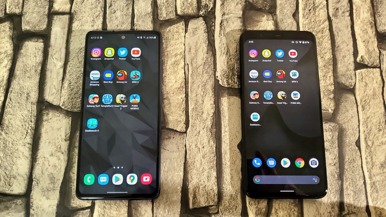 Samsung Galaxy S20 FE vs Google Pixel 4XL