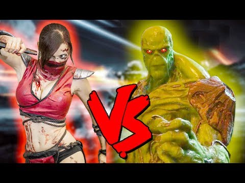 Skarlet Vs Swamp Thing Army - Epic Battle - Mortal Kombat Costume Skin Mod
