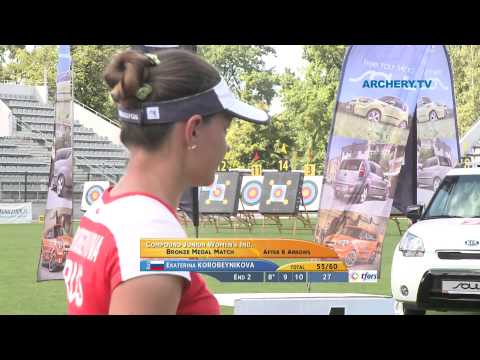 Ekaterina Korobeynikova v Naomi Martens – compound junior women bronze | World Youth Champ 2011